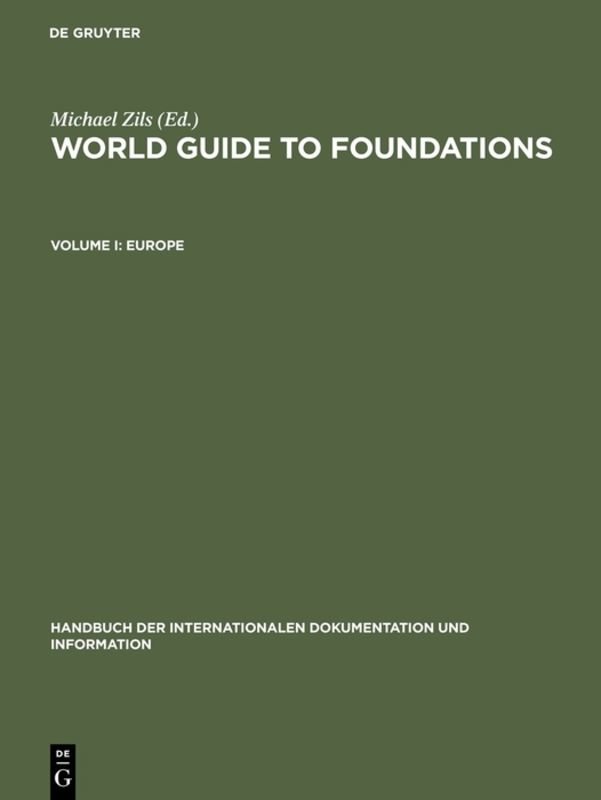 World Guide to Foundations / Europe