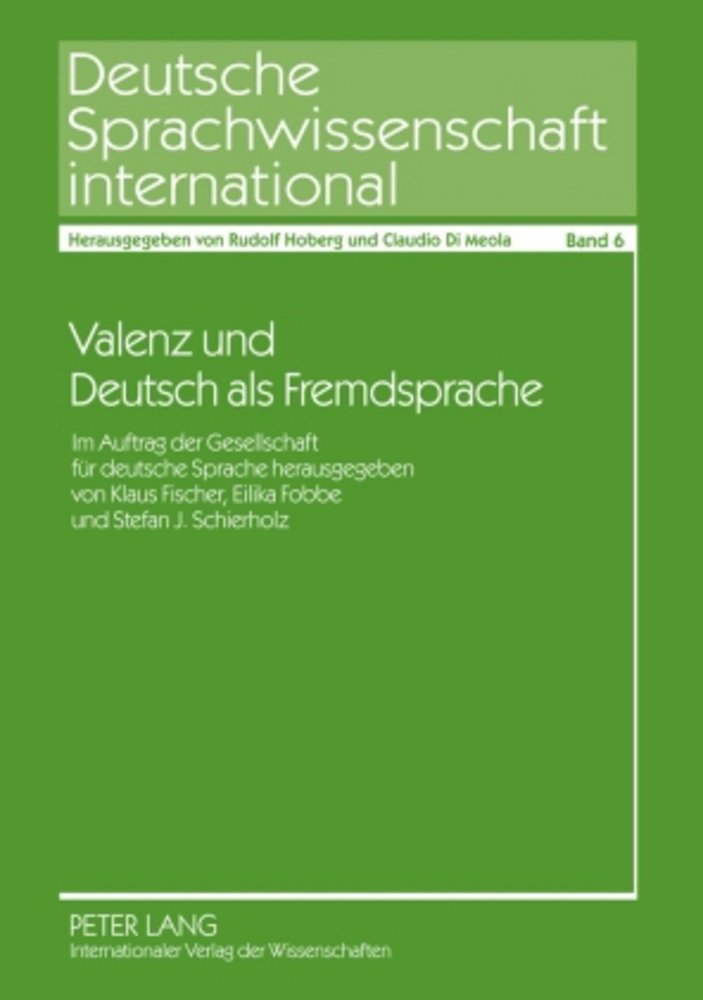 Valenz und Deutsch als Fremdsprache