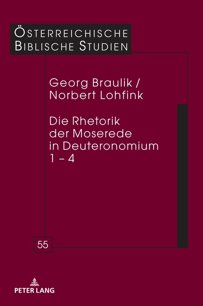 Die Rhetorik der Moserede in Deuteronomium 1 - 4