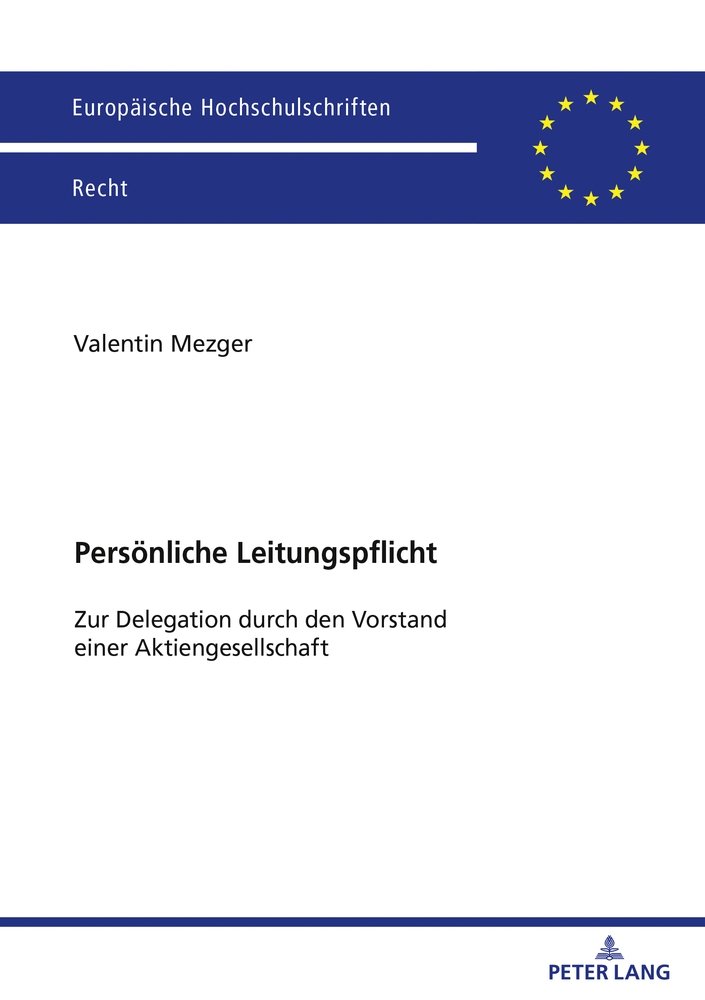 Persönliche Leitungspflicht