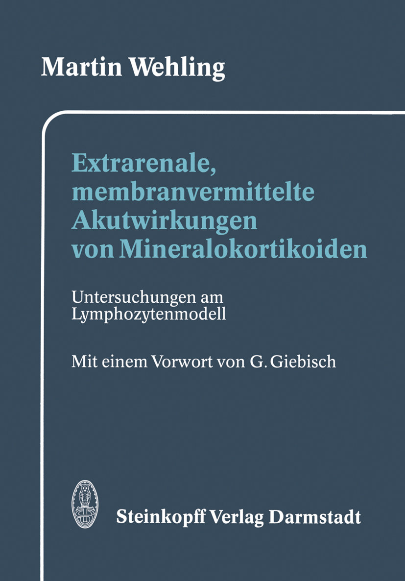 Extrarenale, membranvermittelte Akutwirkungen von Mineralokortikoiden