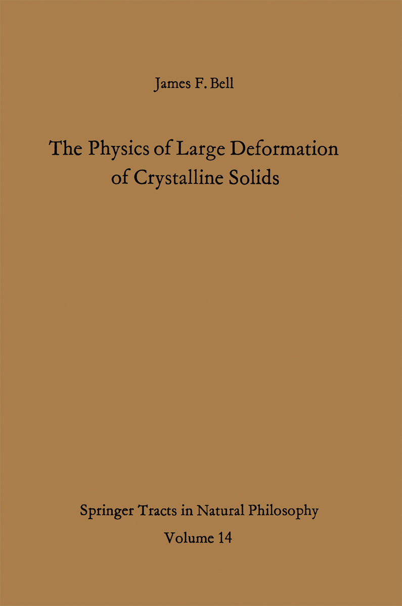 The Physics of Large Deformation of Crystalline Solids