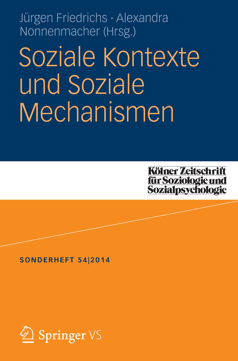 Soziale Kontexte und Soziale Mechanismen