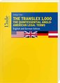 The Translex 1,000 - The Quintessential Anglo-American Legal Terms