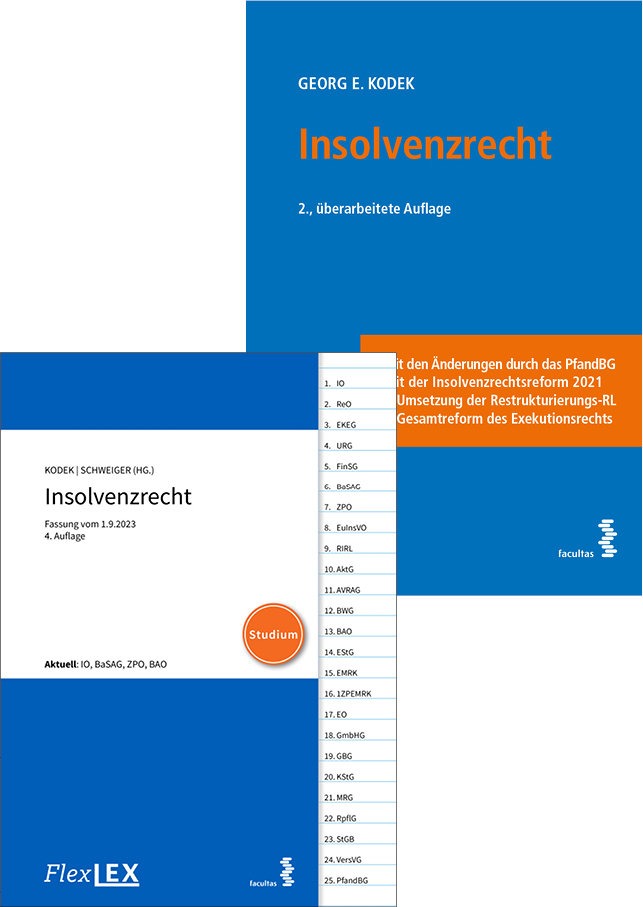 Kombipaket Insolvenzrecht und FLexLex Insolvenzrecht | Studium