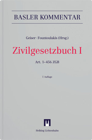 Zivilgesetzbuch I