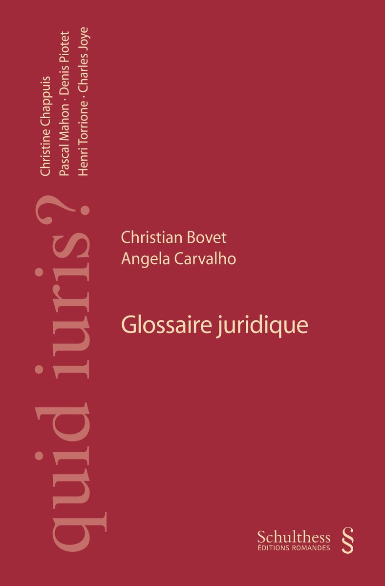 Glossaire juridique