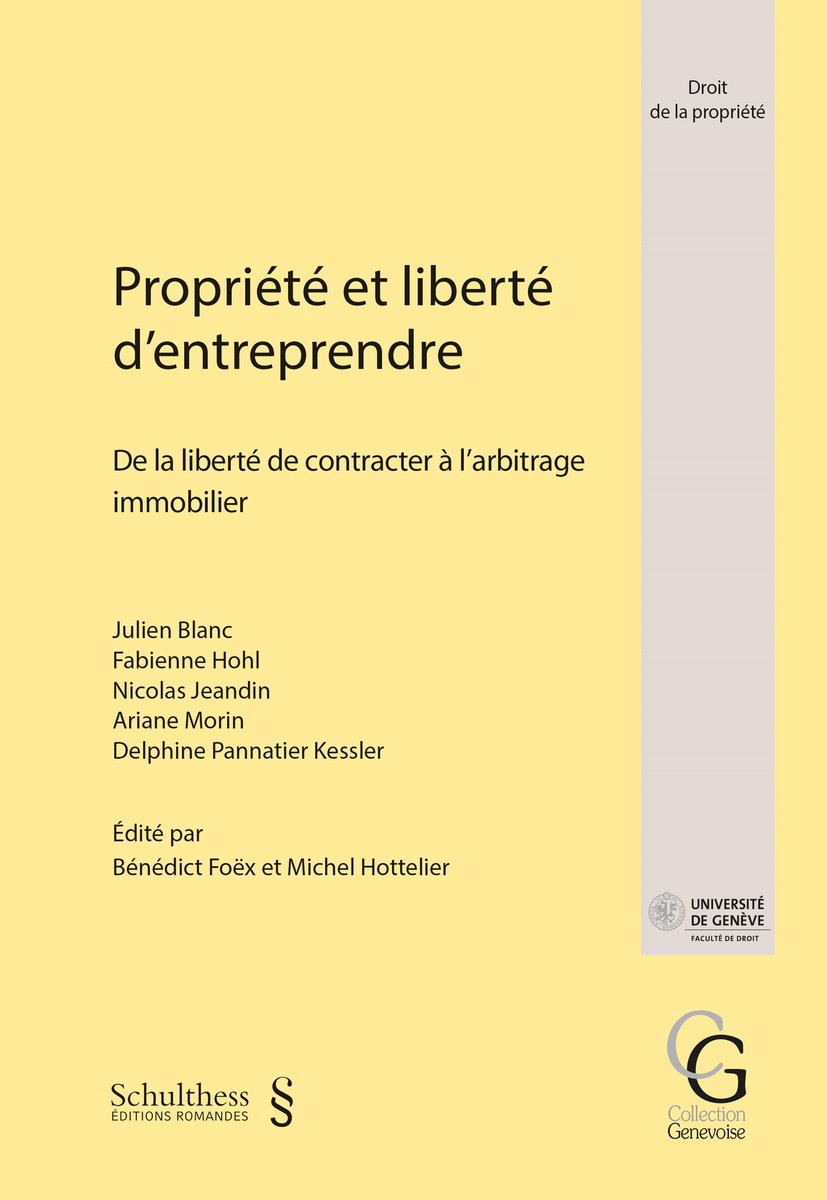 Propriété et liberté d'entreprendre