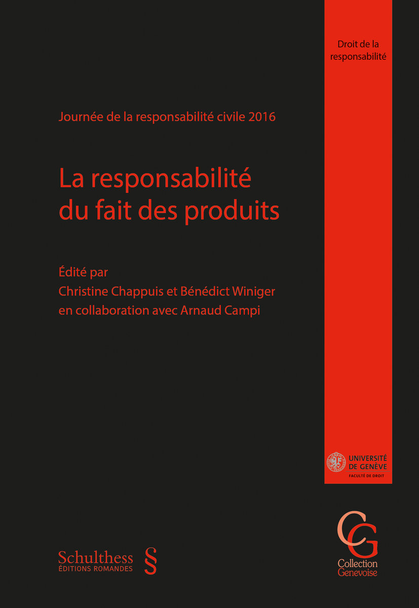 La responsabilité du fait des produits