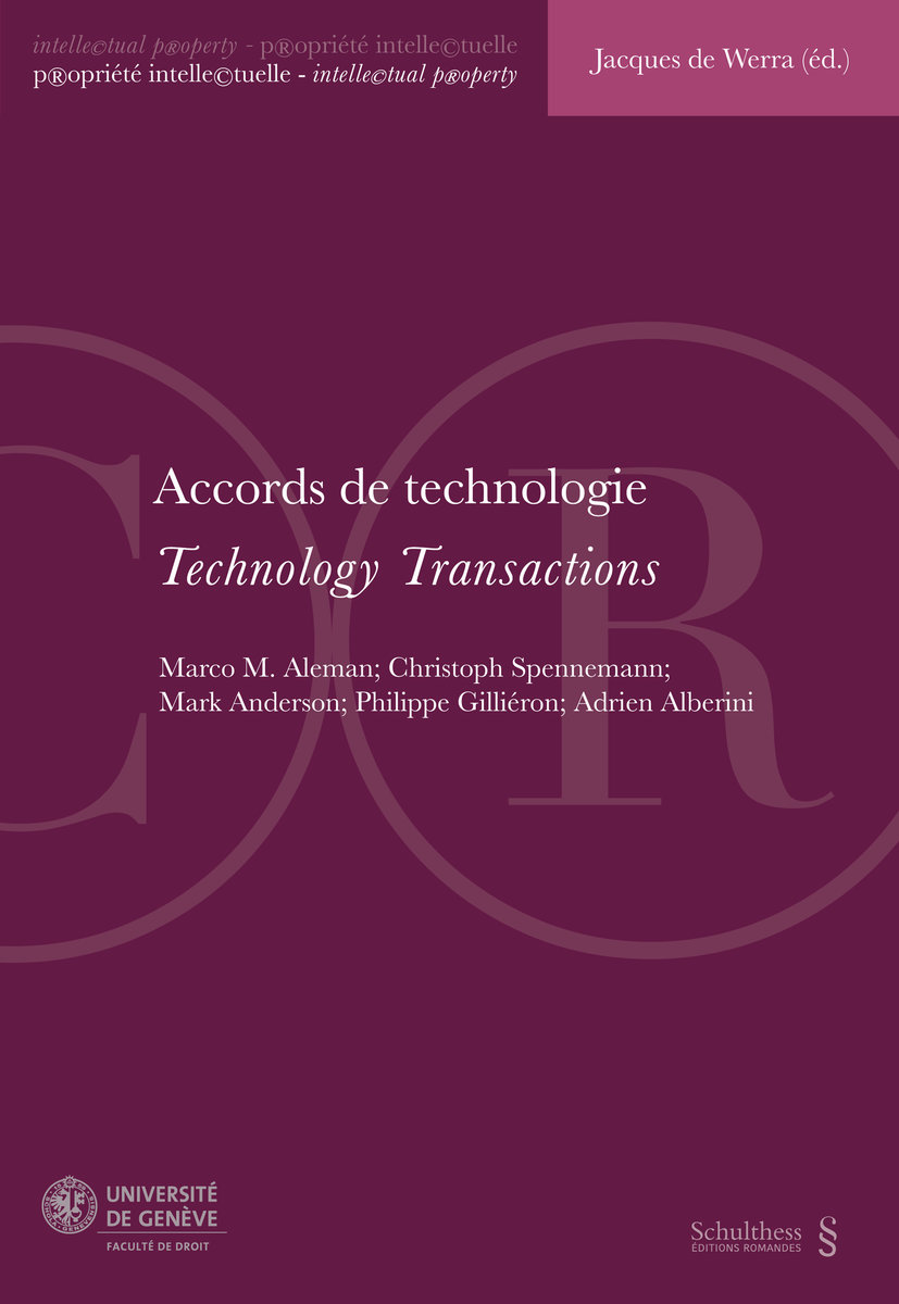 Accords de technologie / Technology Transactions