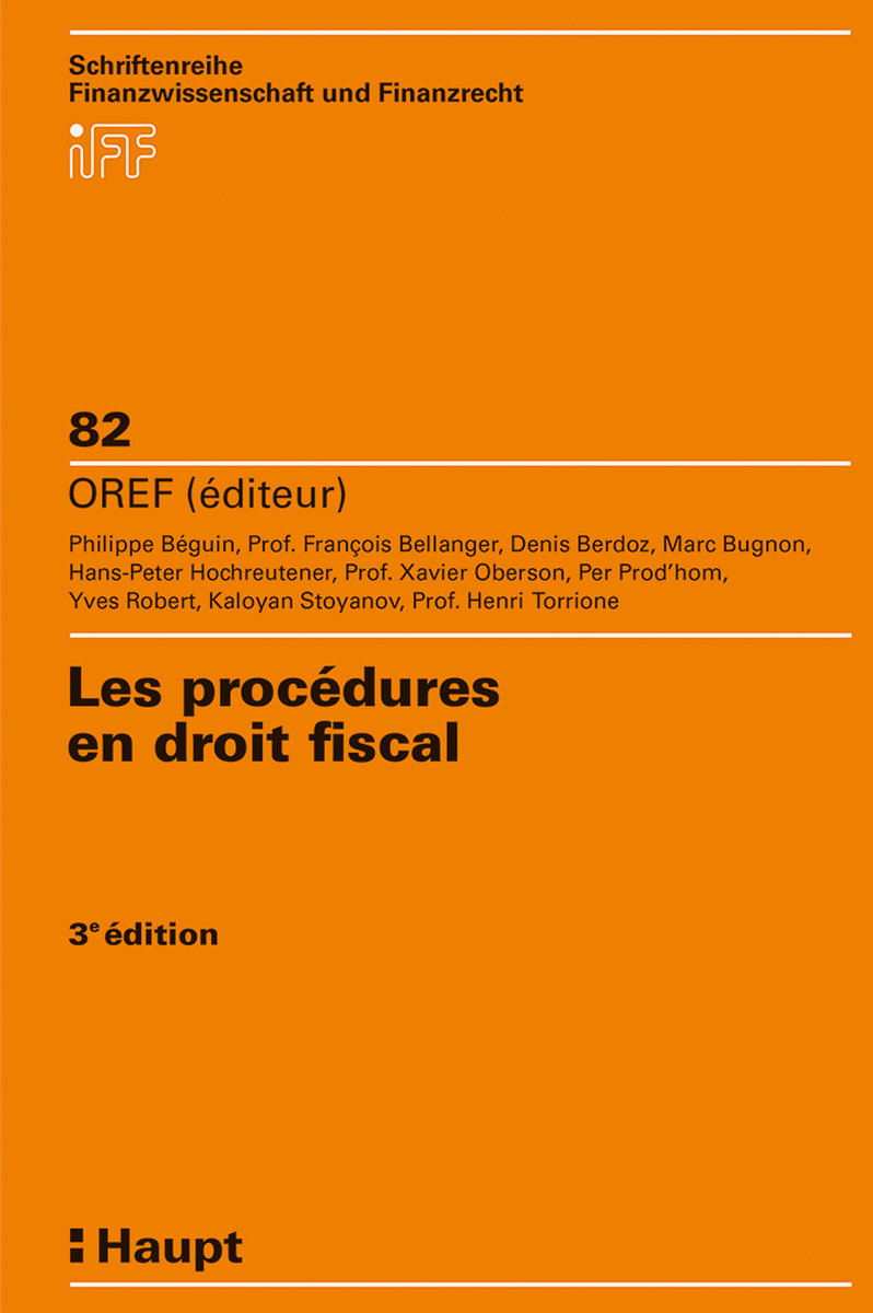 Les procédures en droit fiscal