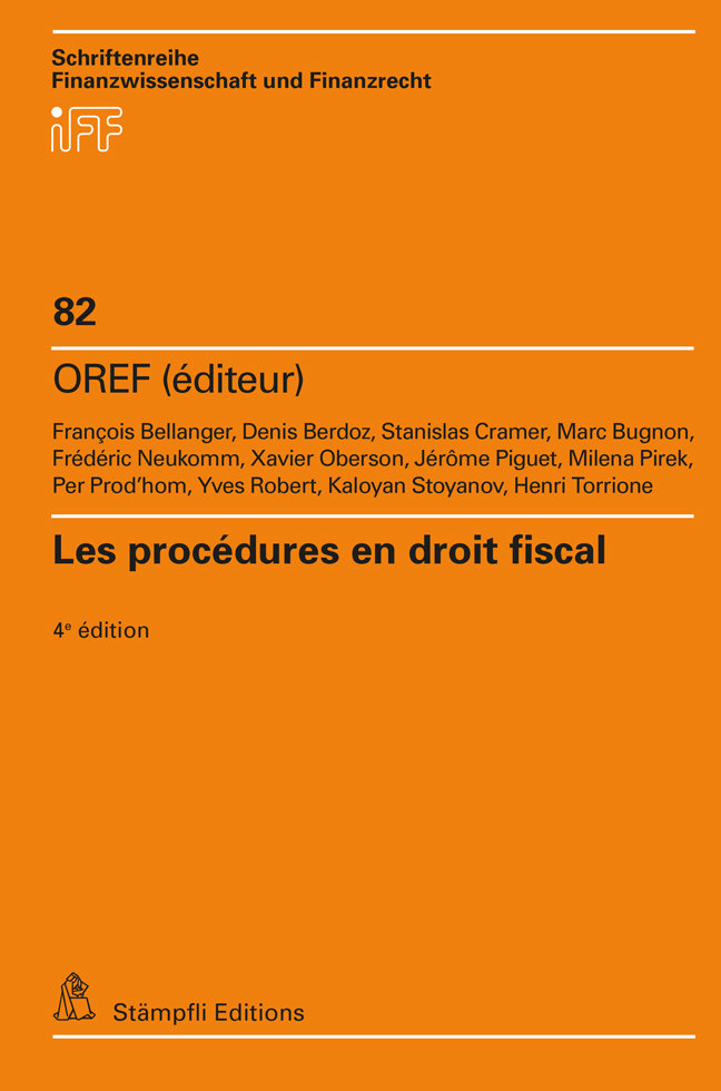 Les procédures en droit fiscal