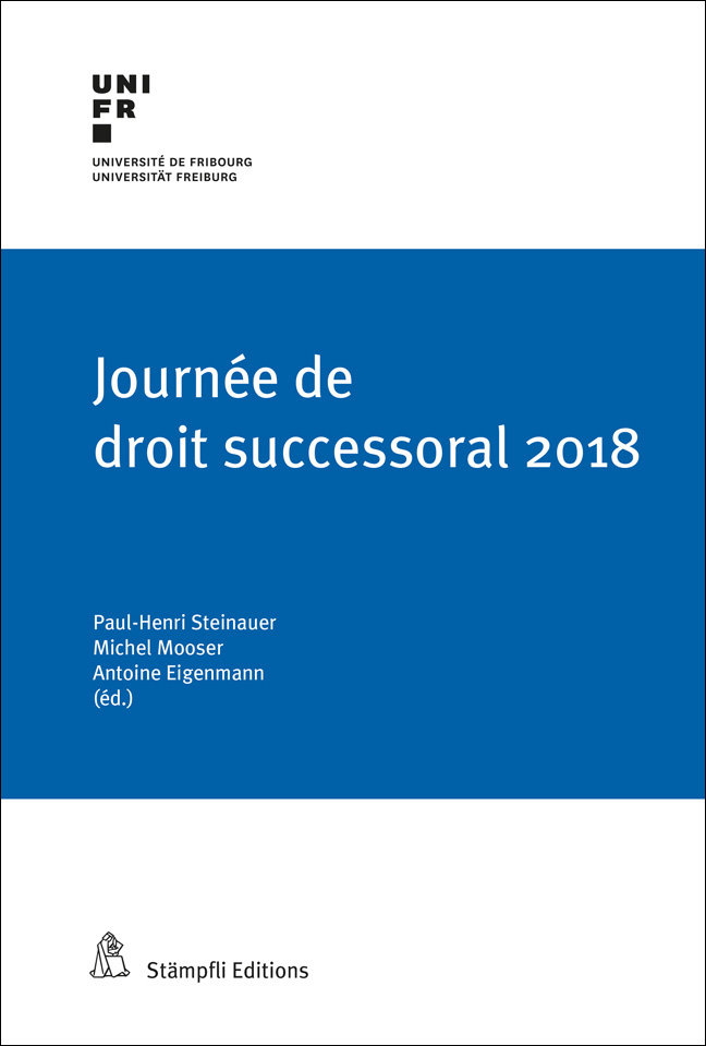 Journée de droit successoral 2018