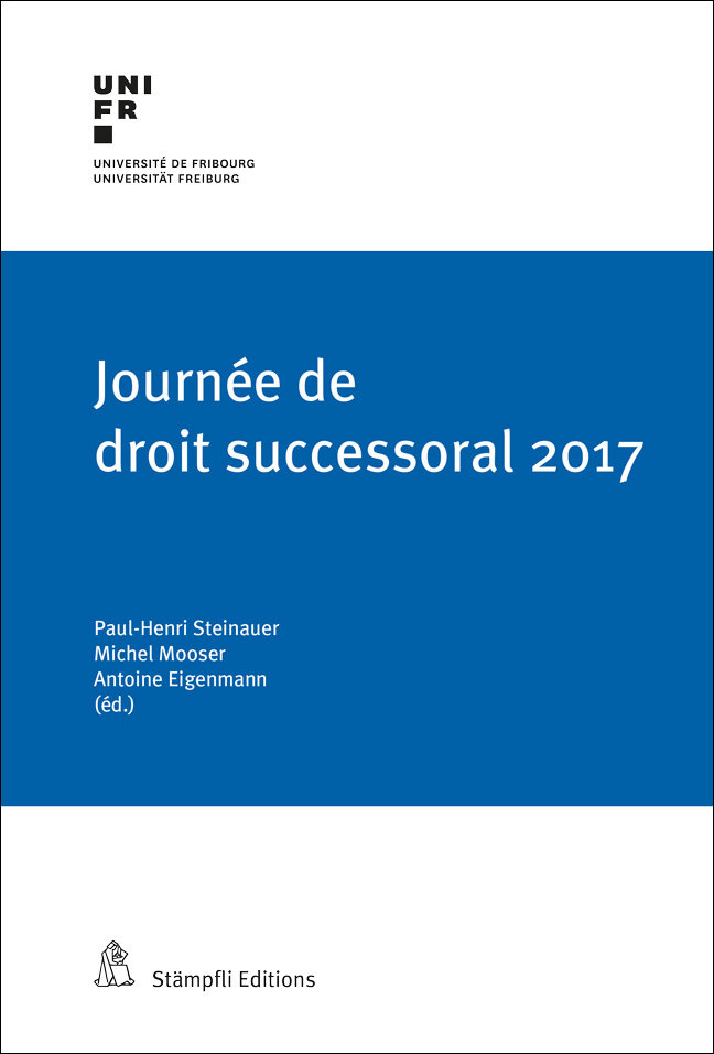 Journée de droit successoral 2017