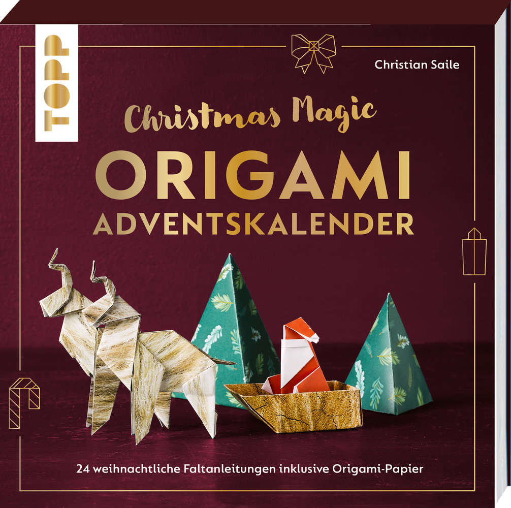 Christmas Magic. Origami Adventskalender. Adventskalenderbuch.