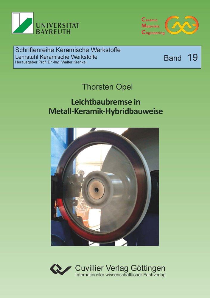 Leichtbaubremse in Metall-Keramik-Hybridbauweise