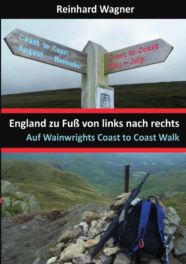 England zu Fuß von links nach rechts