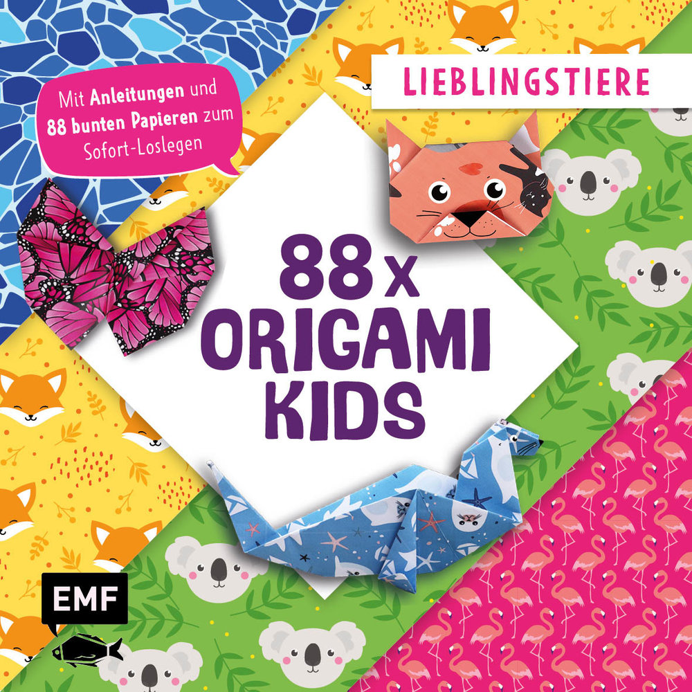 88 x Origami Kids - Lieblingstiere