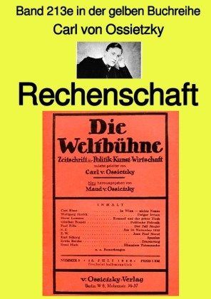 Rechenschaft  -  Band 213e in der gelben Buchreihe - bei Jürgen Ruszkowski