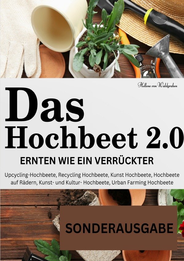 Das Hochbeet 2.0 . Ernten wie ein Verrückter. Upcycling-Hochbeete, Recycling Hochbeete, Kunst Hochbeete, Hochbeete auf Rädern, Kunst- und ... Bepflanzung, Anbau Erntekalender, Rezepte - SONDEREAUSGABE