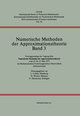 Numerische Methoden der Approximationstheorie/Numerical Methods of Approximation Theory