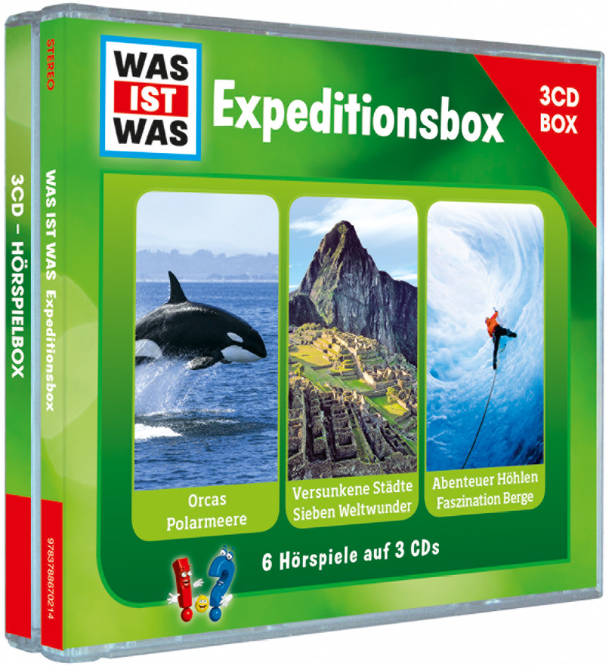 Was Ist Was 3-CD Hörspielbox Vol.2 -Expeditionsbox Tessloff