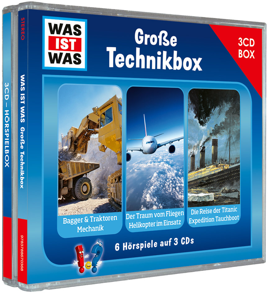 3-CD Hörspielbox Vol. 13 - Große Technik