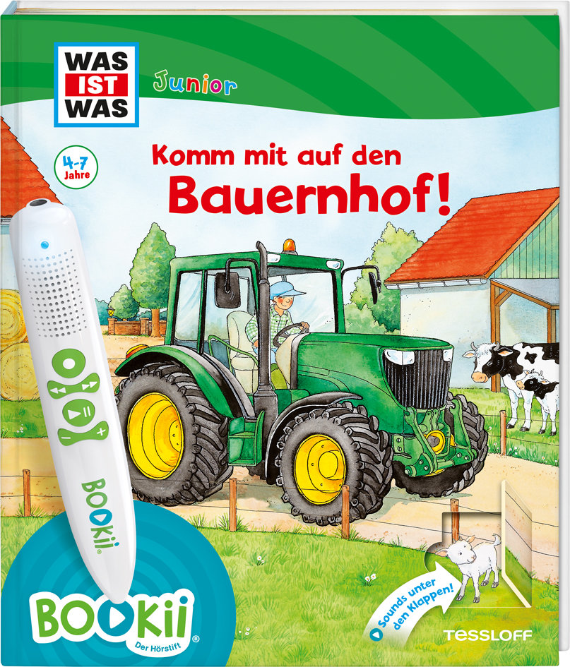 BOOKii® WAS IST WAS Junior Komm mit auf den Bauernhof!