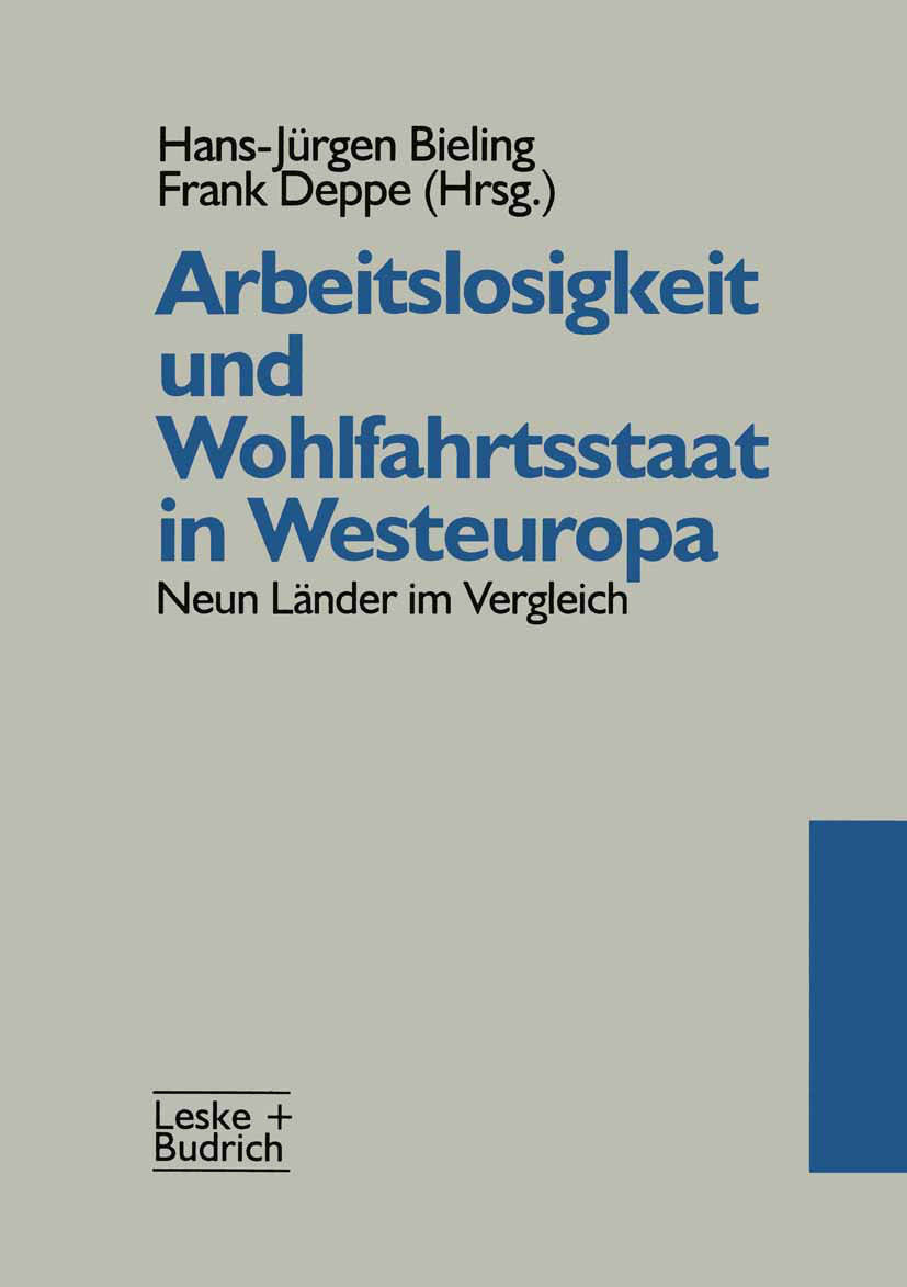 Arbeitslosigkeit und Wohlfahrtsstaat in Westeuropa