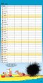 Uli Stein Familienkalender 2025: Familienplaner mit 5 Spalten