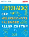 Lifehacks Tagesabreißkalender 2025 - Der hilfreichste Kalender aller Zeiten