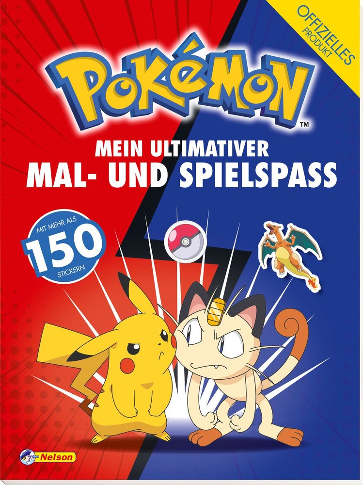 Pokémon Activity-Buch: Mein ultimativer Mal- und Spielspaß