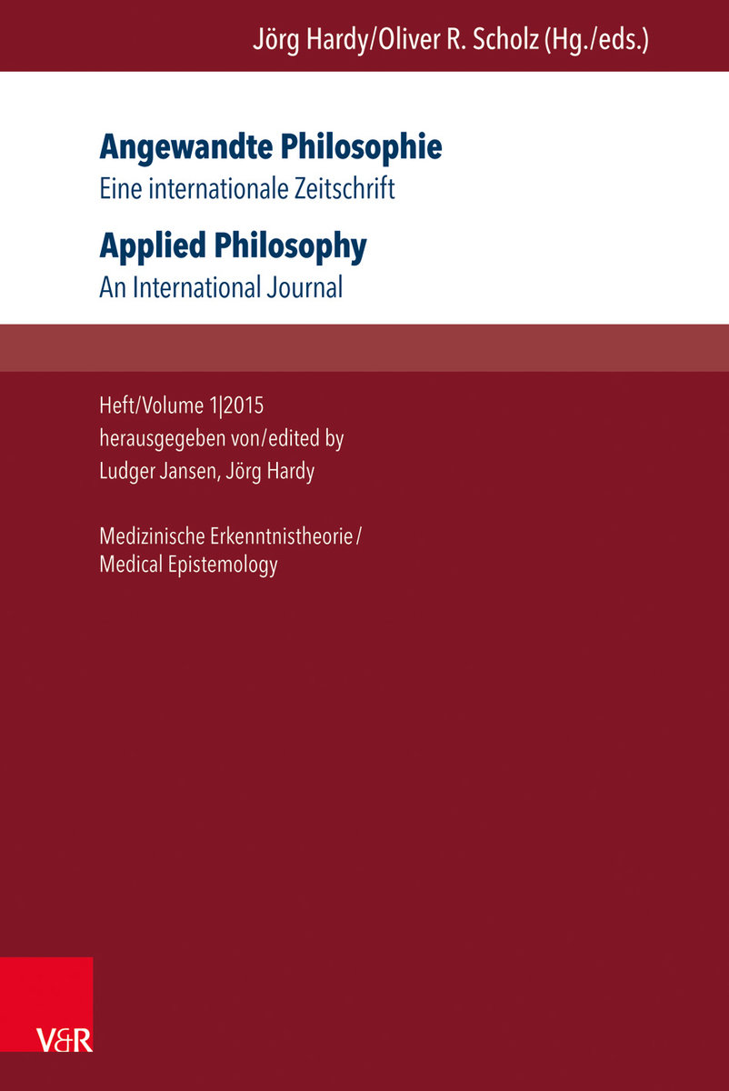 Angewandte Philosophie. Eine internationale Zeitschrift / Applied Philosophy. An International Journal