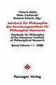 Jahrbuch für Philosophie des Forschungsinstituts für Philosophie Hannover / Jahrbuch für Philosophie des Forschungsinstituts für Philosophie Hannover