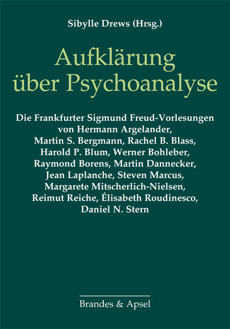 Aufklärung über Psychoanalyse