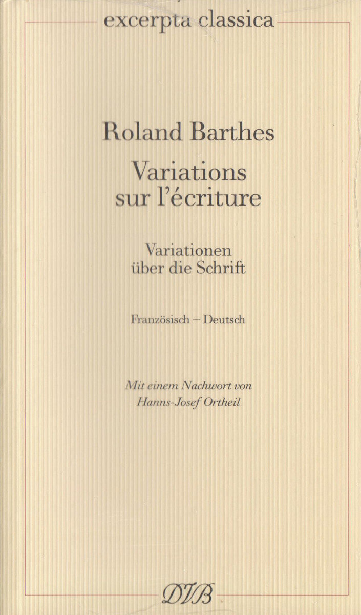 Variations sur l'écriture - Variationen über die Schrift