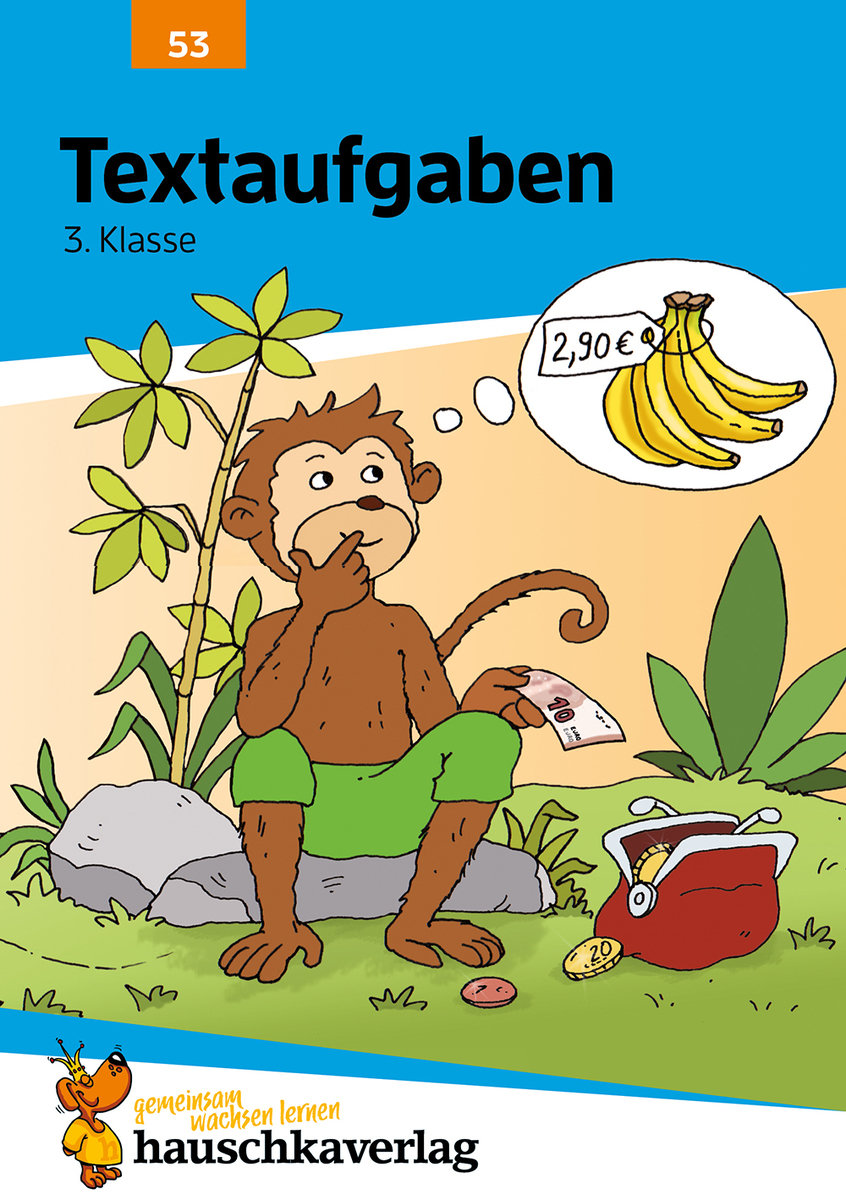 Mathe 3. Klasse Übungsheft - Textaufgaben