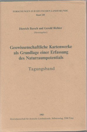 Geowissenschaftliche Kartenwerke als Grundlage einer Erfassung des Naturraumpotentials