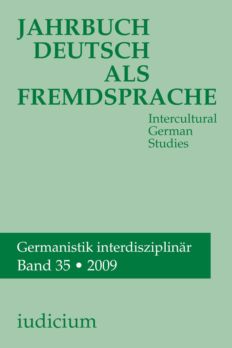 Jahrbuch Deutsch als Fremdsprache