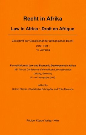 Formal / Informal Law and Economic Development in Africa