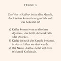 Kaffee-Quiz