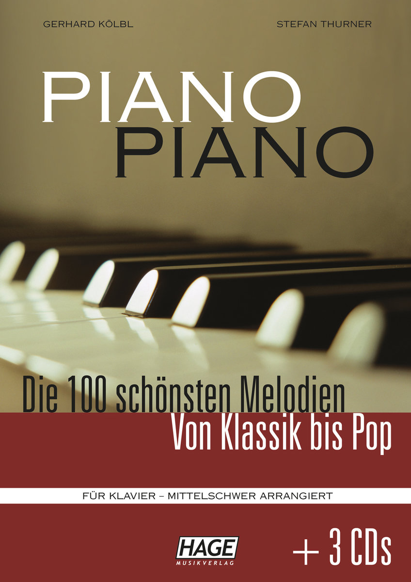 Piano Piano Band 1 mittelschwer (+ 3 CD's ) für Klavier