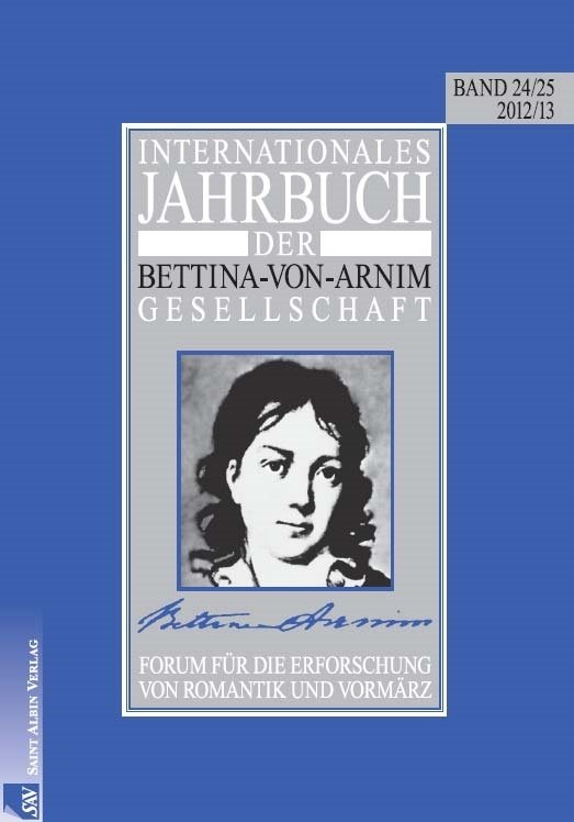 Internationales Jahrbuch der Bettina-von-Arnim-Gesellschaft