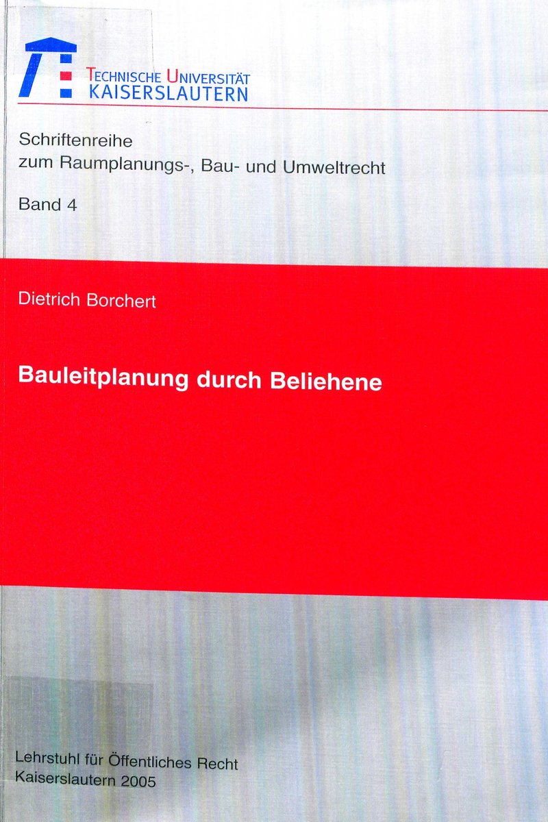 Bauleitplanung durch Beliehene