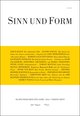 Sinn und Form 4/2014