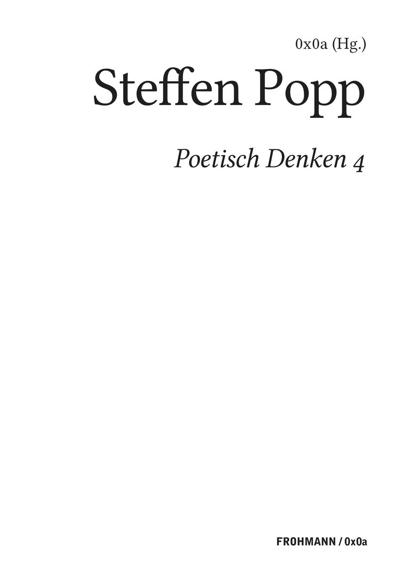 Poetisch denken 4