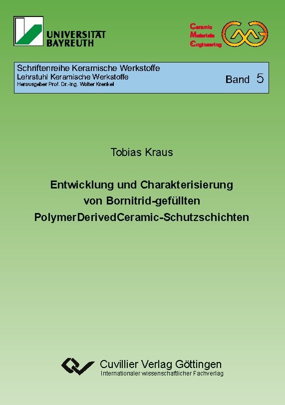 Entwicklung und Charakterisierung von Bornitrid-gefüllten PolymerDerivedCeramic-Schutzschichten