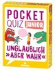 Pocket Quiz junior Unglaublich, 'aber wahr' (Kinderspiel)