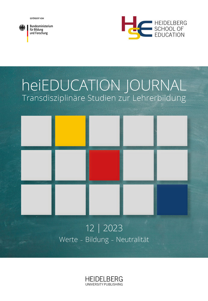 heiEDUCATIONâJOURNAL / Werte - Bildung - Neutralität