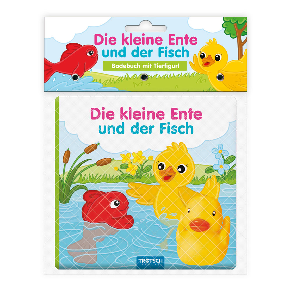 Trötsch Badebuch mit Tierfigur Die kleine Ente und der Fisch